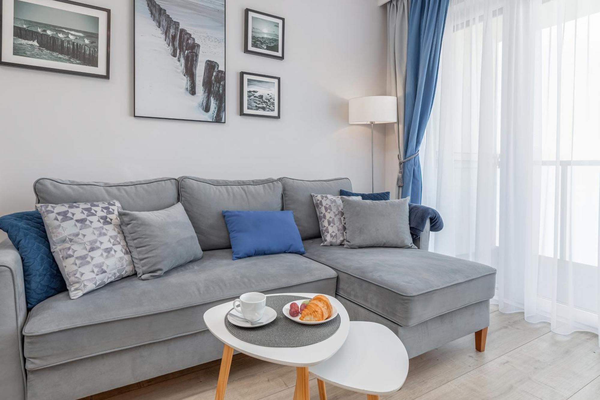 Baltini Premium Apartament Kasprowicza 20 A-B Z Basenem, Saunami I Jacuzzi Kolobrzeg Oda fotoğraf