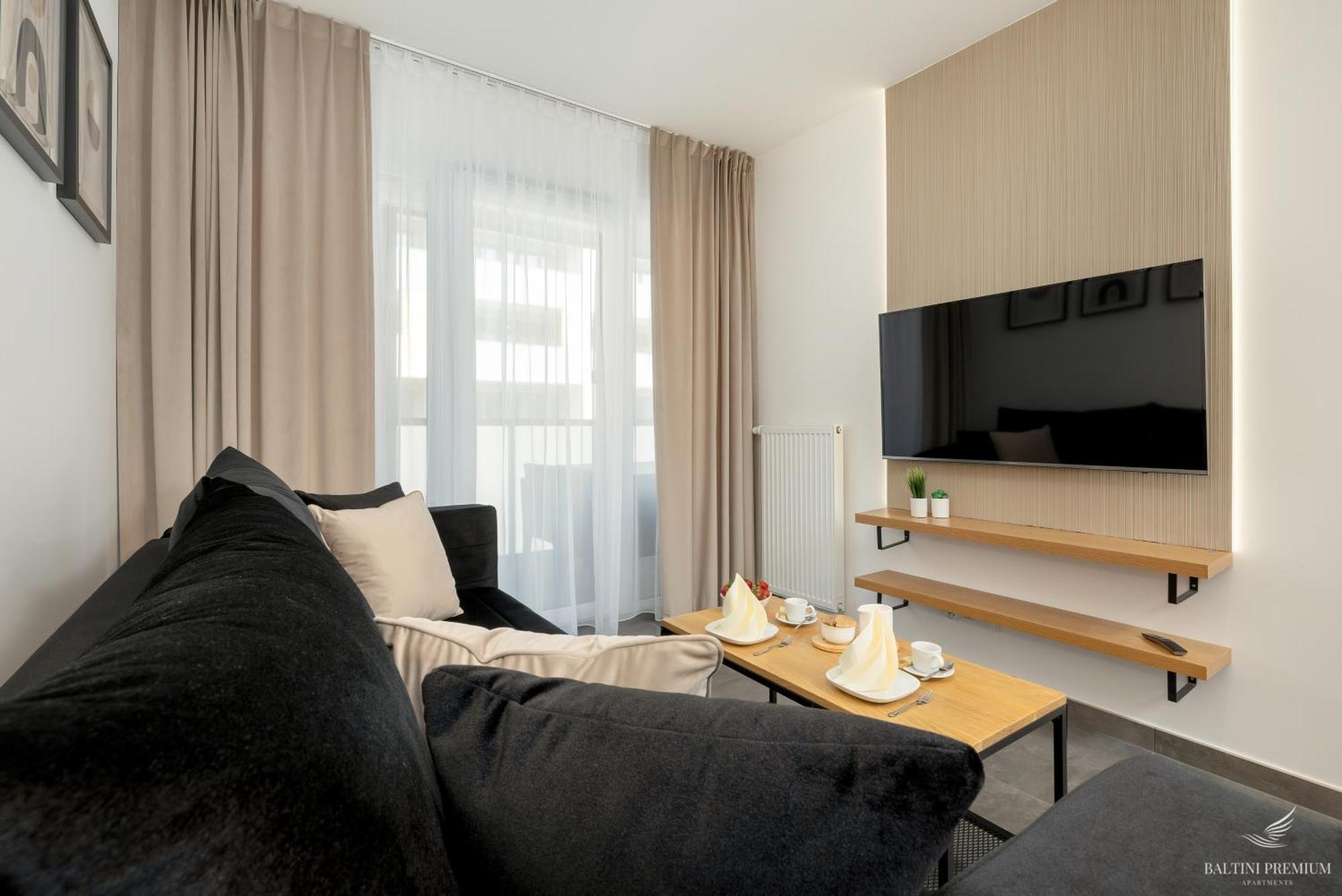 Baltini Premium Apartament Kasprowicza 20 A-B Z Basenem, Saunami I Jacuzzi Kolobrzeg Oda fotoğraf