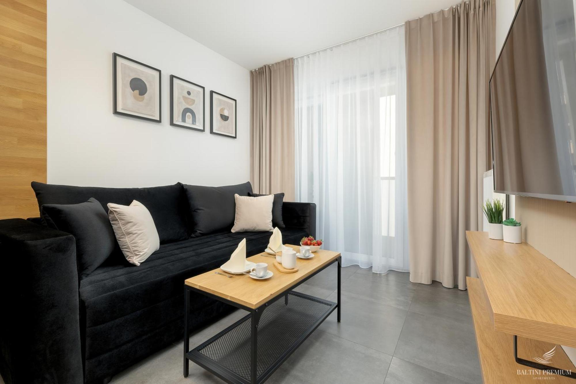 Baltini Premium Apartament Kasprowicza 20 A-B Z Basenem, Saunami I Jacuzzi Kolobrzeg Oda fotoğraf