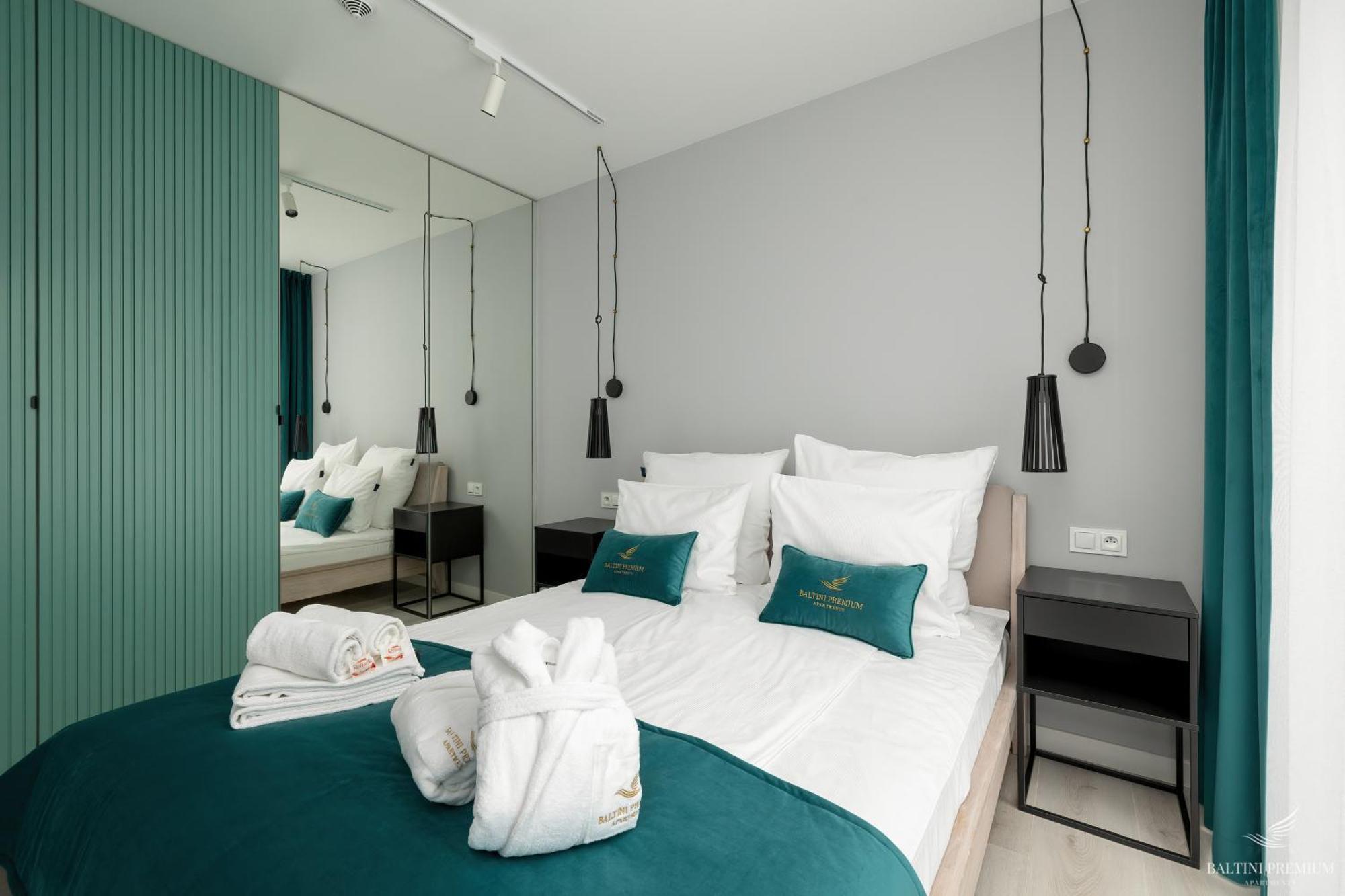 Baltini Premium Apartament Kasprowicza 20 A-B Z Basenem, Saunami I Jacuzzi Kolobrzeg Oda fotoğraf