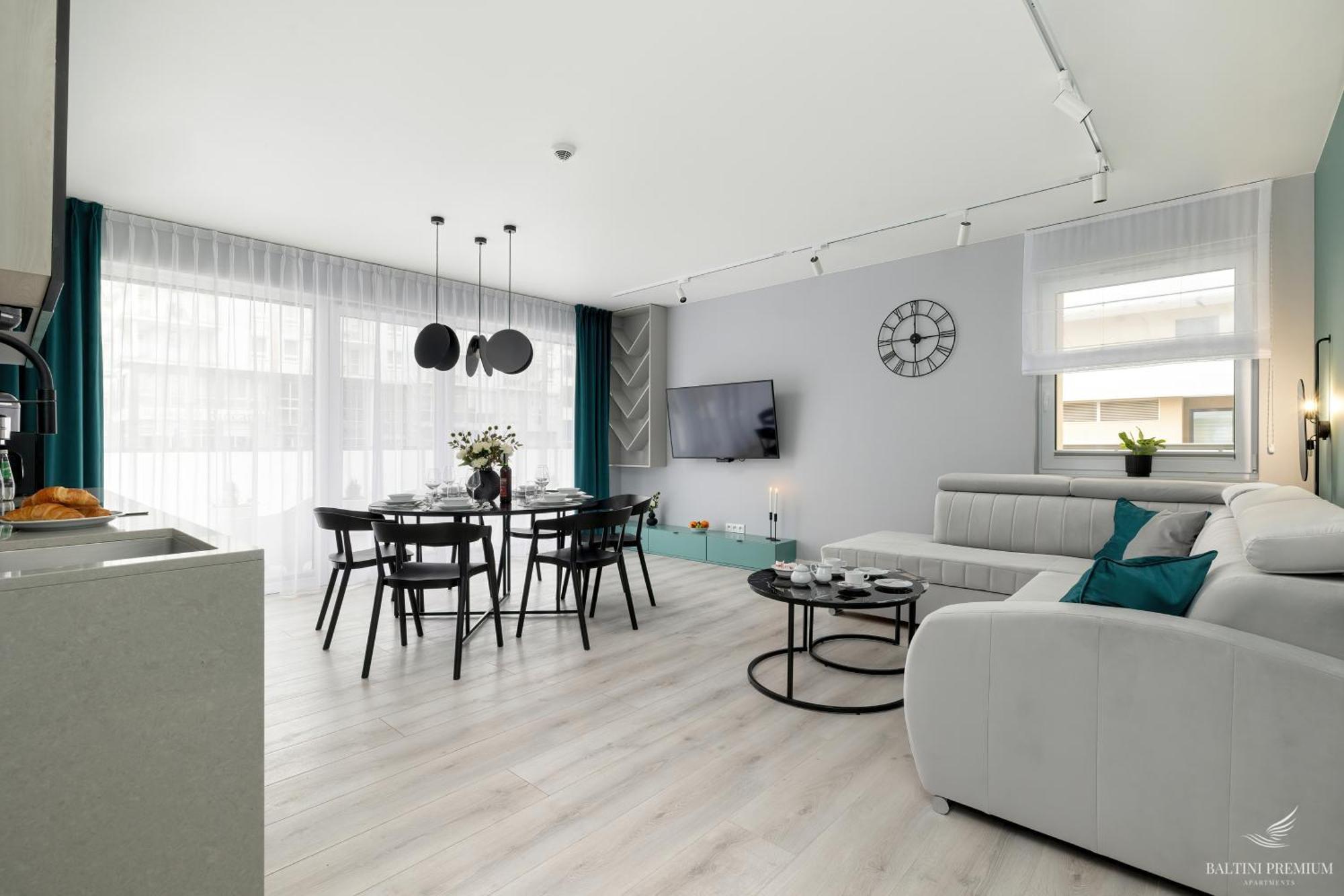 Baltini Premium Apartament Kasprowicza 20 A-B Z Basenem, Saunami I Jacuzzi Kolobrzeg Oda fotoğraf