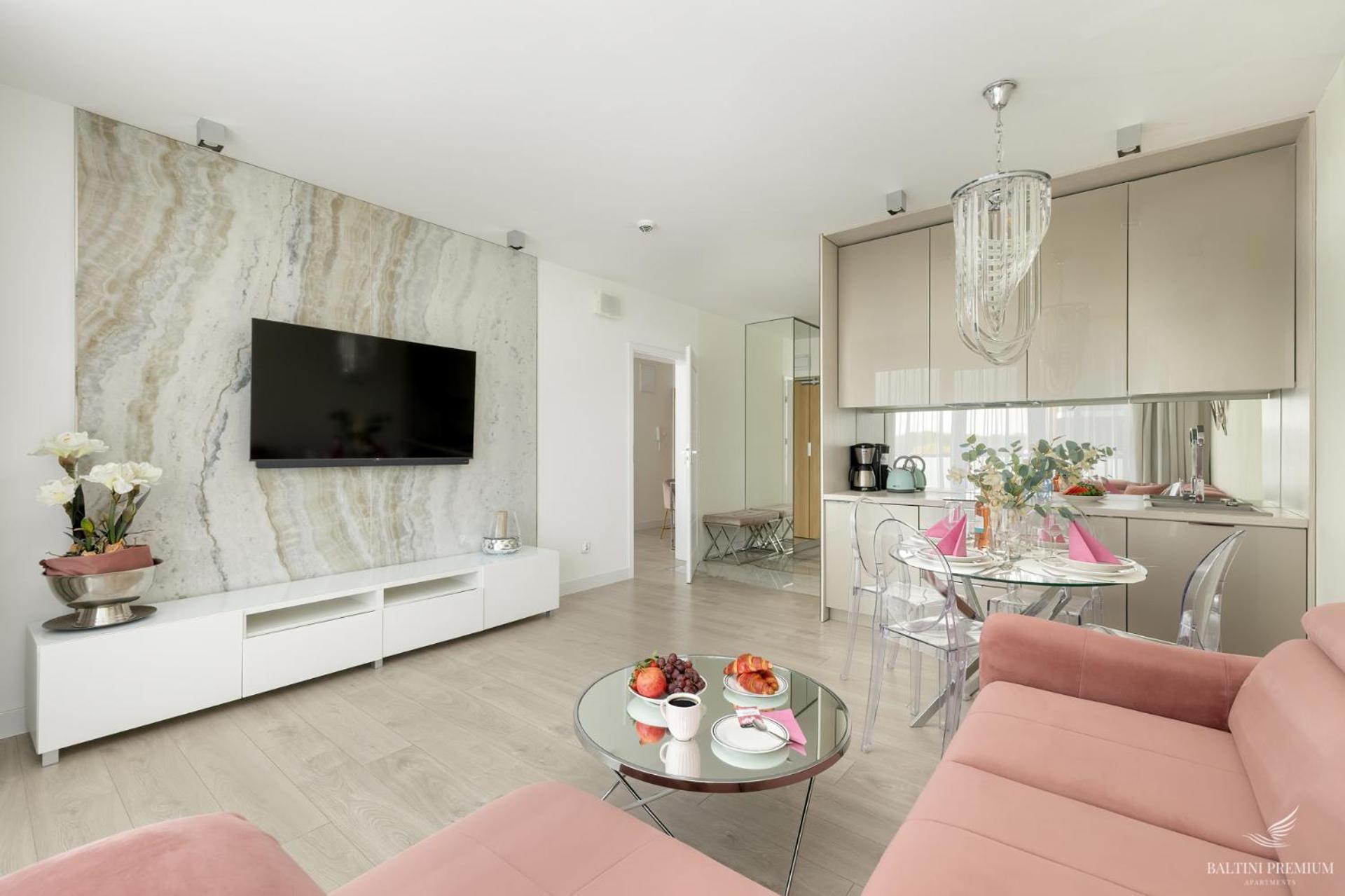 Baltini Premium Apartament Kasprowicza 20 A-B Z Basenem, Saunami I Jacuzzi Kolobrzeg Oda fotoğraf